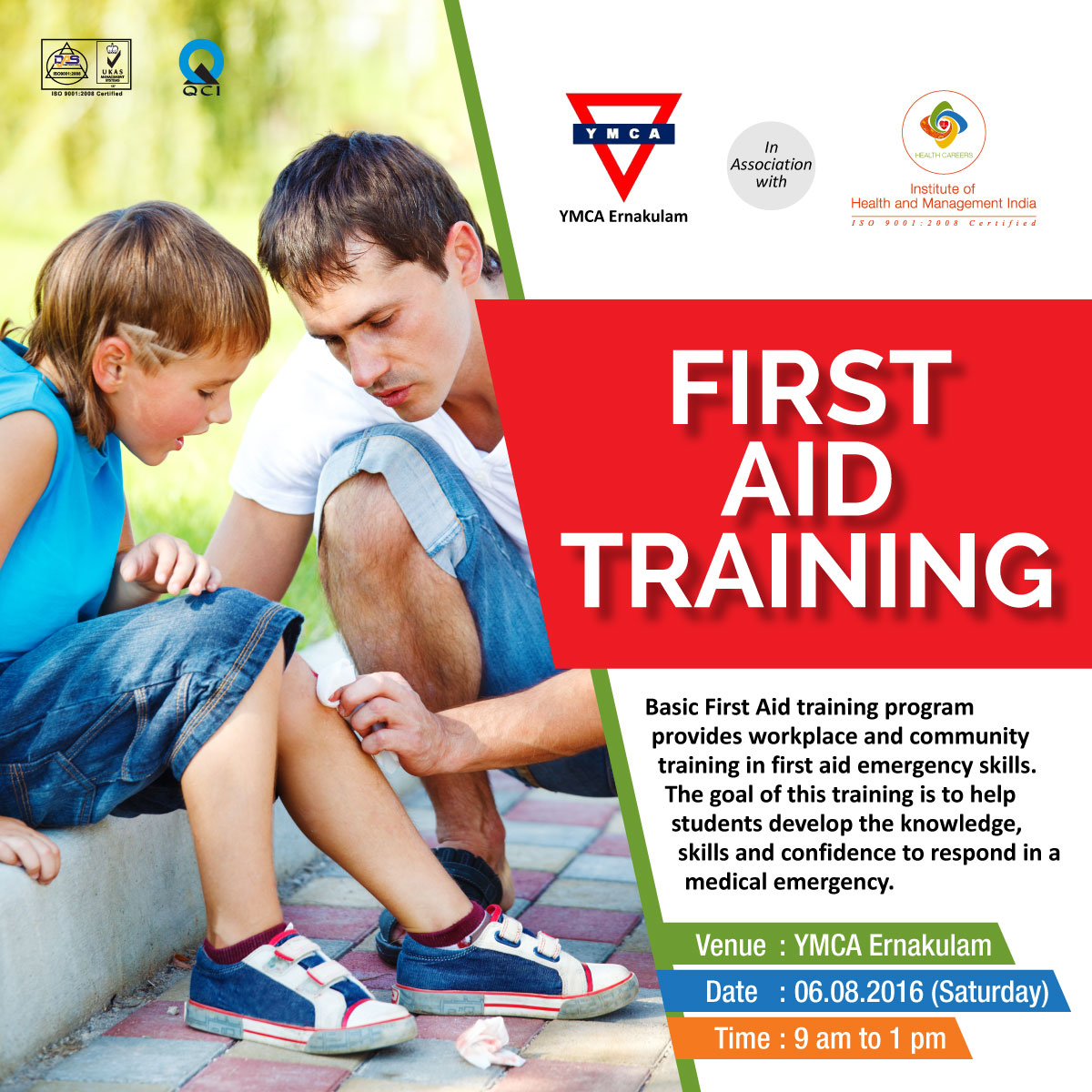 Get trained in first aid, save lives!