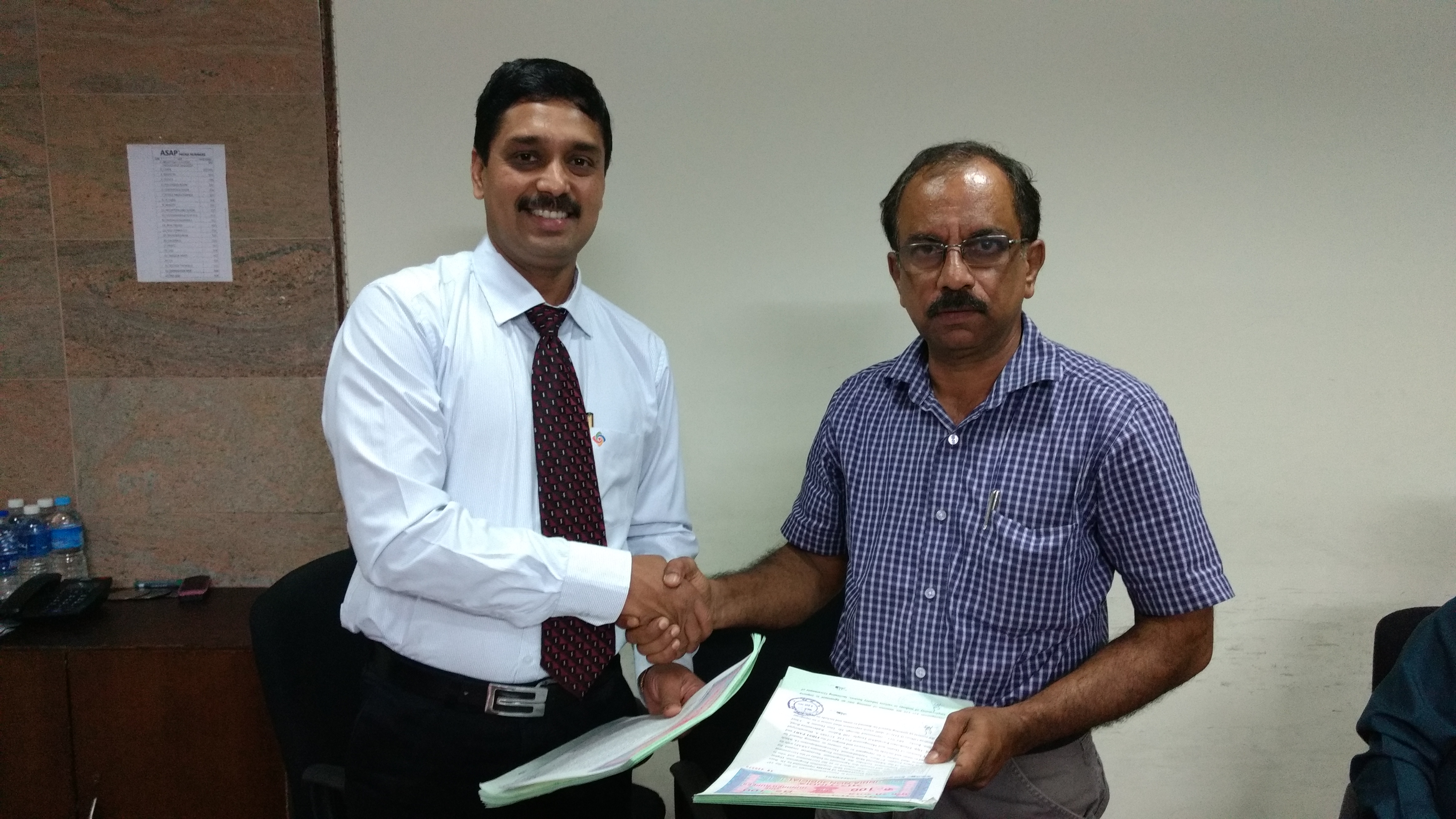 Agreement between Additional Skill Acquisition Programme (ASAP) and MWT Institute of Health and Management