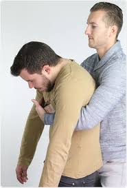 The Heimlich maneuver (abdominal thrust) is used for a client who has: